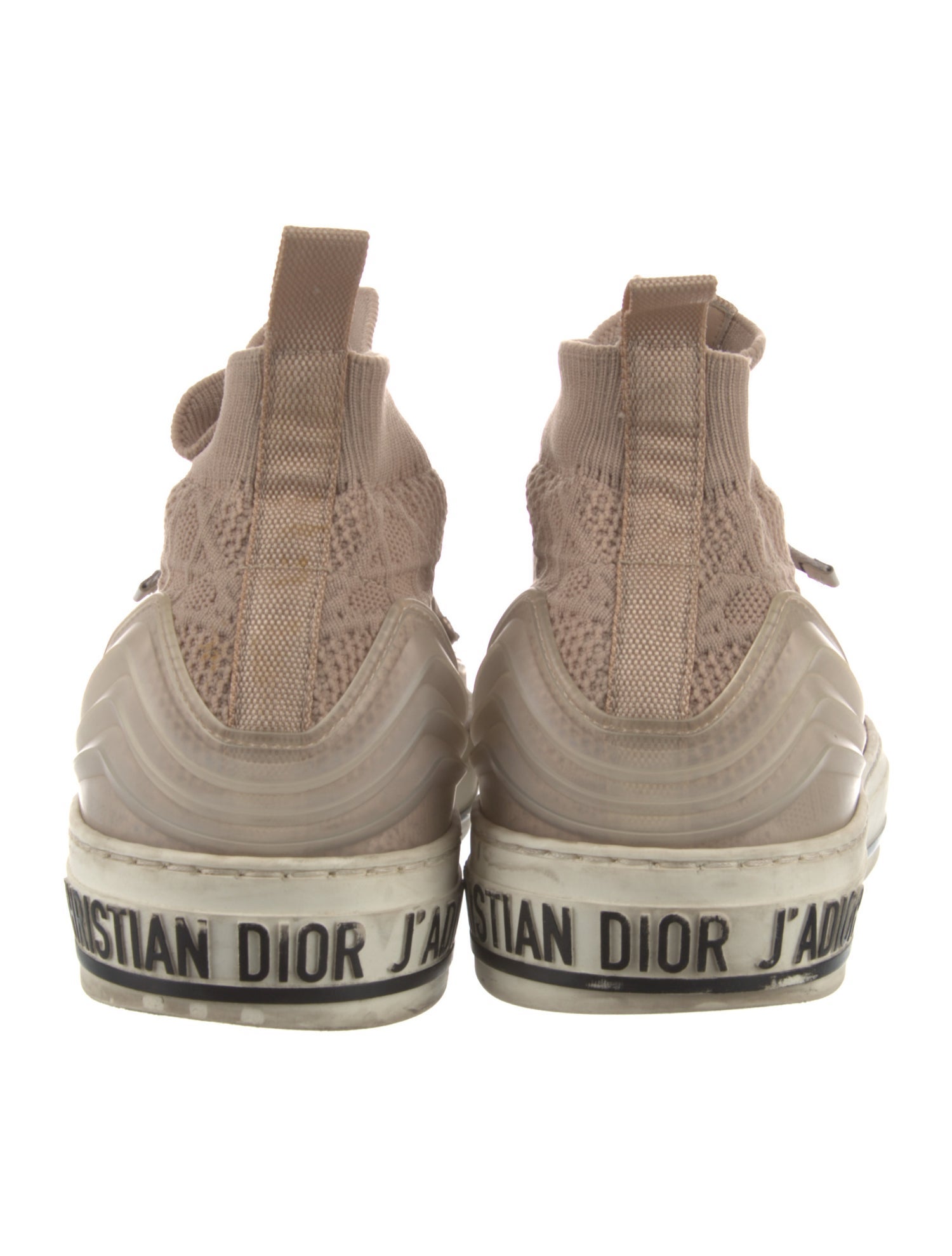 Christian Dior Walk' n' Dior 'Nude' Cannage Mid Sneakers